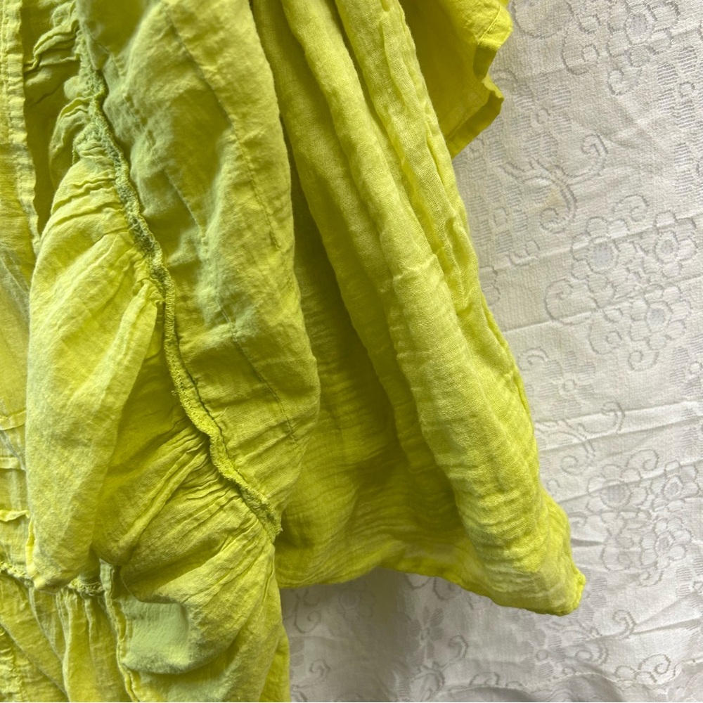 Earthbound Trading Co. XL lime green and white ombré maxi dress - Picture 9 of 14